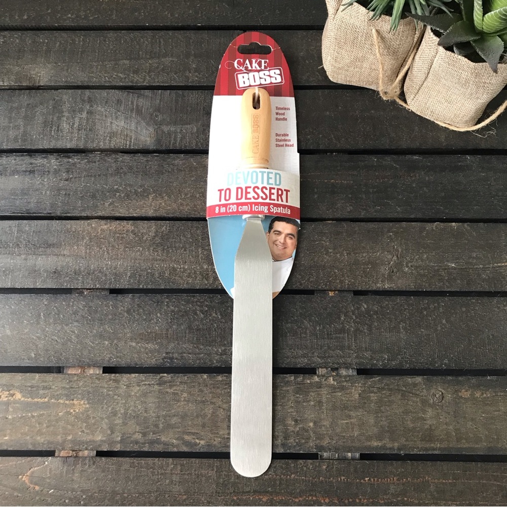 Cake Boss 8in Stainless Steel Icing Spatula